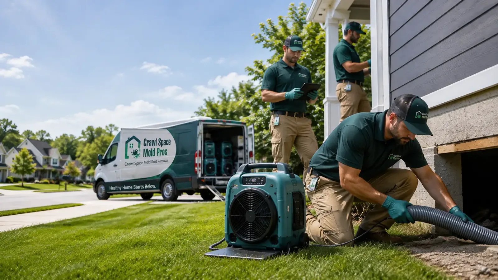 Crawl Space Mold Removal in Beach Lake, PA